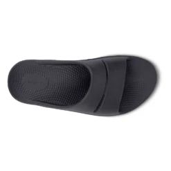 OOFOS OOahh Black Slide (Unisex) -Dansko Shoe Store 1100BLK 6