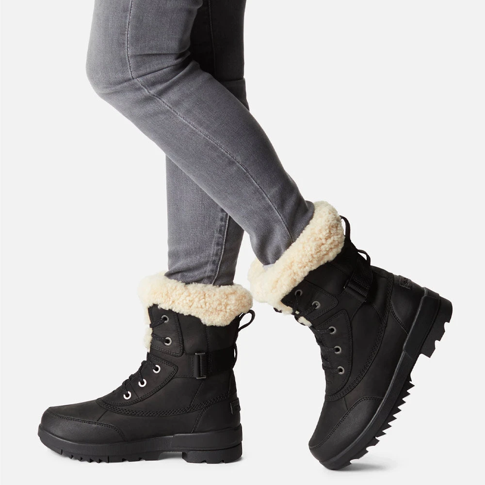 Sorel Tivoli™ IV Winter Parc Boot Velvet Black, Sea Salt Leather (Women's) 8 Sorel Tivoli™ IV Winter Parc Boot Velvet Black, Sea Salt Leather (Women's) - Image 8
