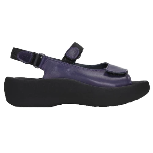Wolky Jewel Purple Leather Sandal (Women's) 1 Wolky Jewel Purple Leather Sandal (Women's)