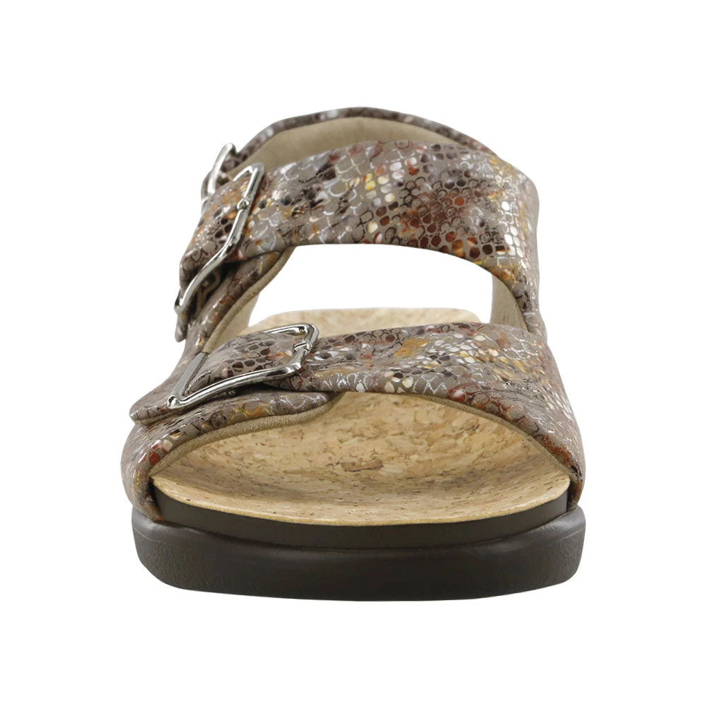 SAS Relaxed Sandal Multisnake Taupe Leather (Women's) 3 SAS Relaxed Sandal Multisnake Taupe Leather (Women's) - Image 3