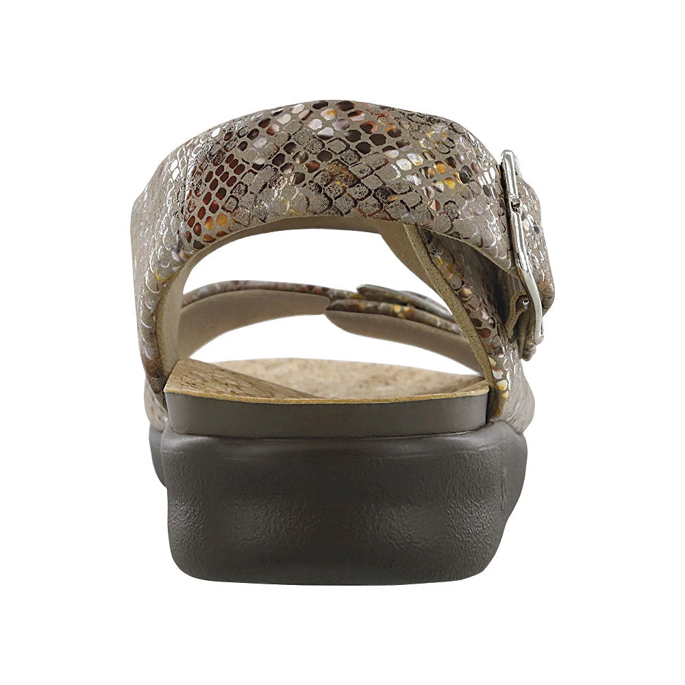 SAS Relaxed Sandal Multisnake Taupe Leather (Women's) 4 SAS Relaxed Sandal Multisnake Taupe Leather (Women's) - Image 4