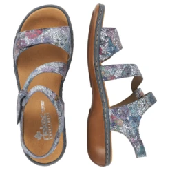 Rieker Regina C7 Adria Multi Leather Sandal (Women's) -Dansko Shoe Store 659C790 9