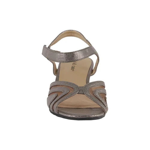 David Tate Admire Pewter Wedge Heel (Women's) 2 David Tate Admire Pewter Wedge Heel (Women's) - Image 2