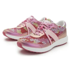 TRAQ® By Alegria Qarma 2 Honeycomb Pink Sneaker (Women's) -Dansko Shoe Store ALG7702 6
