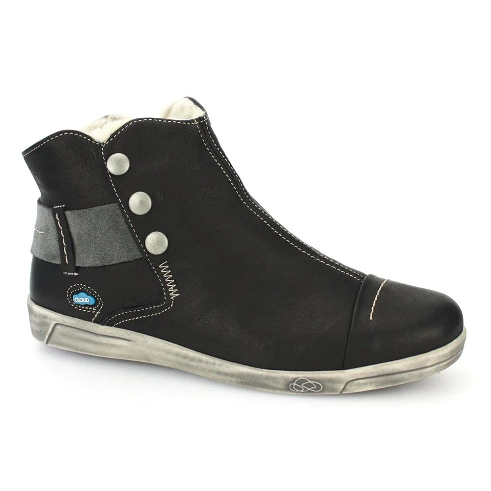 Cloud Footwear Aline Black Wool Lining Boot (Women's) 1 Cloud Footwear Aline Black Wool Lining Boot (Women's)