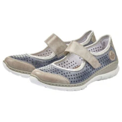 Rieker Nikita B5 Mary Jane Jeans Blue (Women's) -Dansko Shoe Store B5Jean 7