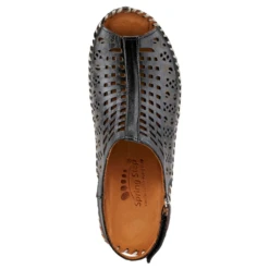 Spring Step Bohemianish Sandal Black Leather (Women's) -Dansko Shoe Store BOHEMIANISHB 3