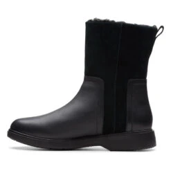 Clarks Un Elda Mid Waterproof Boot (Women's) -Dansko Shoe Store Blk 3 62a7cc65 2ef6 461a 9ebc 1a0c77f1bde9