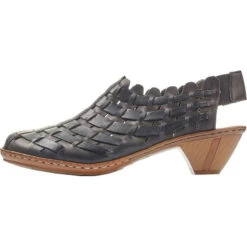 Rieker Sina 78 Slingback Heel Black (Women's) 9 Rieker Sina 78 Slingback Heel Black (Women's) -Dansko Shoe Store Blk 3 cc5ac1f8 8f64 407c b436 7a0f913c968b