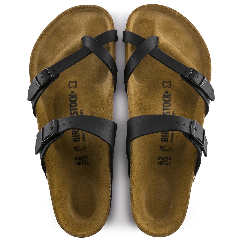 Birkenstock Mayari Soft Footbed Sandal Black Birko-Flor 3 Birkenstock Mayari Soft Footbed Sandal Black Birko-Flor - Image 3