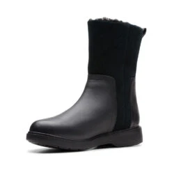 Clarks Un Elda Mid Waterproof Boot (Women's) -Dansko Shoe Store Blk 4 a59f94c5 2643 40a1 b715 f903cdd70770
