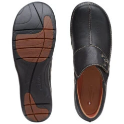 Clarks Un Loop Ave Slip-On Black Leather (Women's) -Dansko Shoe Store Blk 7 63475d45 77c1 4958 b81b 1fc29cf89725