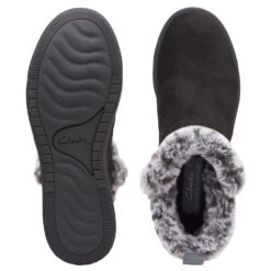 Clarks Breeze Fur Bootie Black (Women's) -Dansko Shoe Store Blk 7 8eae25c1 52ee 417d 84d8 09f423689e26
