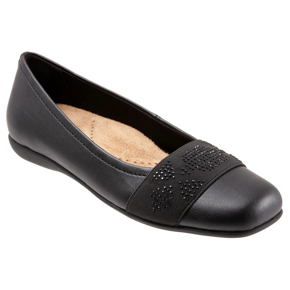 Trotters Samantha Black Gem (Women's) 1 Trotters Samantha Black Gem (Women's)