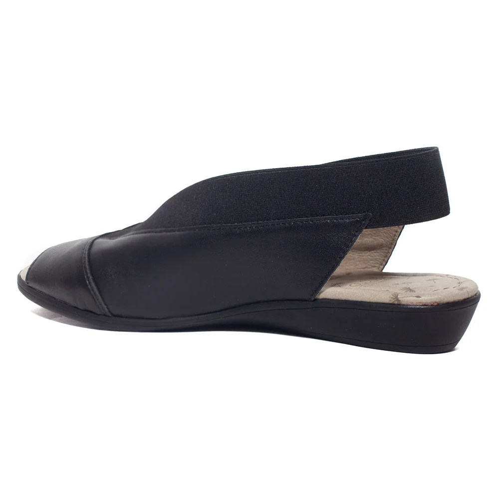 Cloud Footwear Caliber Black Nappa Slingback Sandal (Women's) 2 Cloud Footwear Caliber Black Nappa Slingback Sandal (Women's) - Image 2