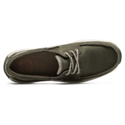 Dunham Captain Boat Shoe Olive Leather (Men's) 8 Dunham Captain Boat Shoe Olive Leather (Men's) -Dansko Shoe Store Captain Olive 4