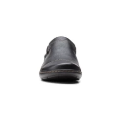 Clarks Cora Poppy Black Leather Slip-On (Women's) 11 Clarks Cora Poppy Black Leather Slip-On (Women's) -Dansko Shoe Store CoraPoppy 3