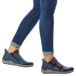 Rieker Z7582 Liv Royal Blue Shootie (Women's) -Dansko Shoe Store D1A7301 8 cc489528 66be 40ed 9a3a ff85c7310e67