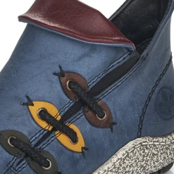 Rieker Z7582 Liv Royal Blue Shootie (Women's) -Dansko Shoe Store D1A7301 9 1782fb8b 9839 4431 bbbb 57bba26d9c35