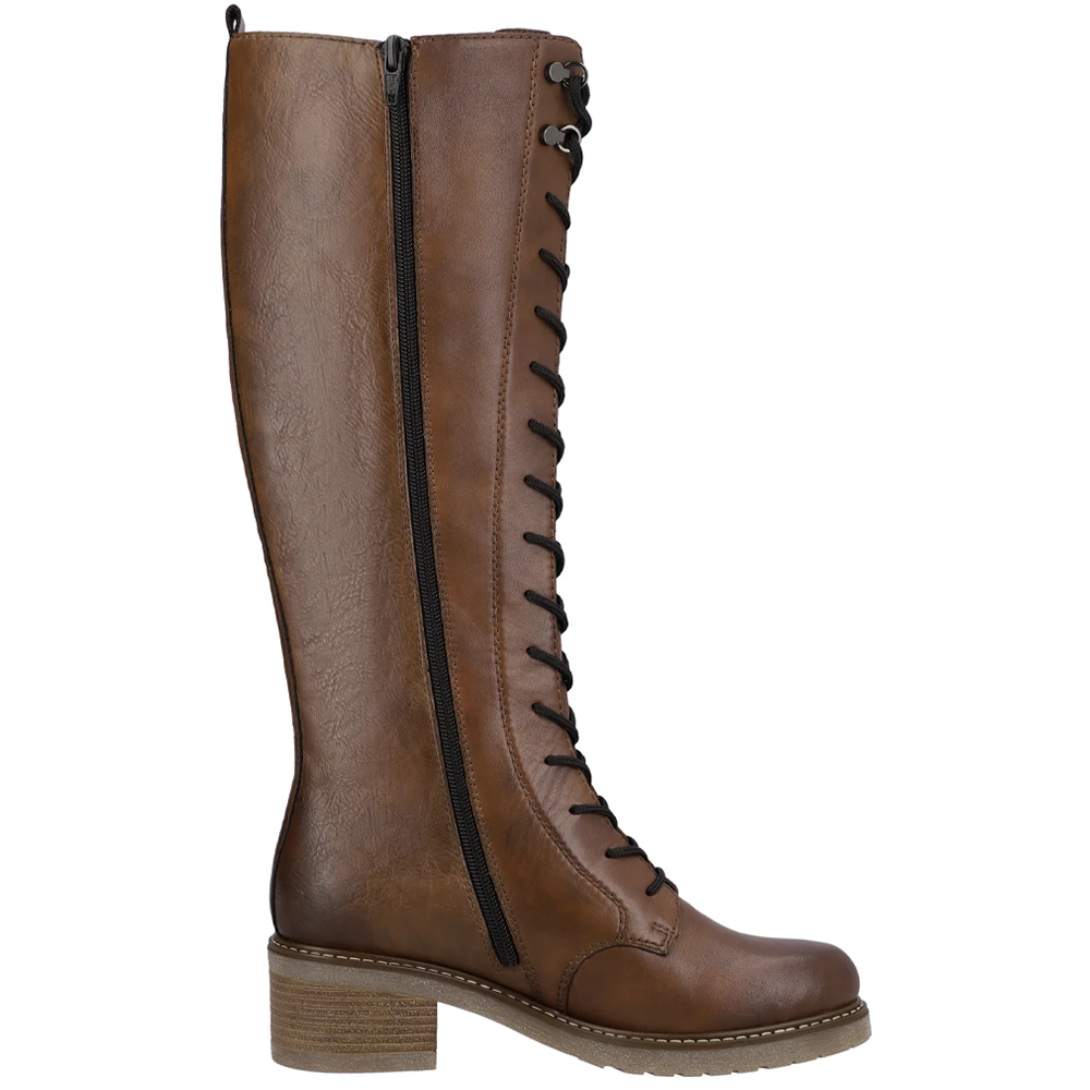 Remonte D1A74-22 Aida Tall Leather Chestnut Boot (Women's) 2 Remonte D1A74-22 Aida Tall Leather Chestnut Boot (Women's) - Image 2