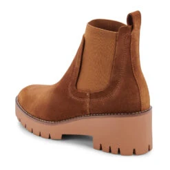 Blondo Dyme Waterproof Chelsea Boot Cognac Suede (Women's) -Dansko Shoe Store DYMECOGNAC 3