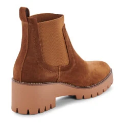 Blondo Dyme Waterproof Chelsea Boot Cognac Suede (Women's) -Dansko Shoe Store DYMECOGNAC 4
