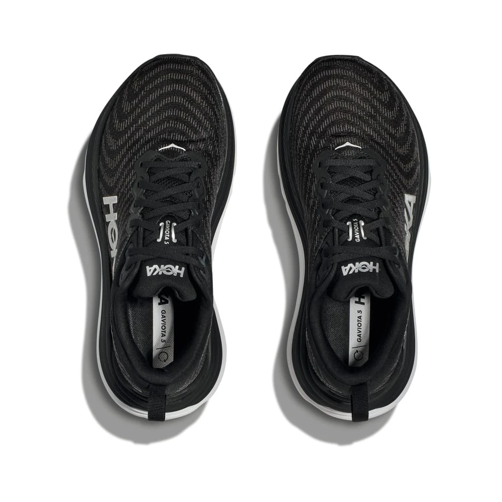 Hoka One One Hoka Gaviota 5 Black/White Running Shoe (Men's) 2 Hoka One One Hoka Gaviota 5 Black/White Running Shoe (Men's) - Image 2