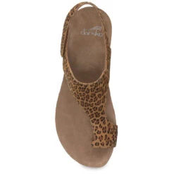 Dansko Reece Sandal Leopard (Women's) -Dansko Shoe Store Leo 5