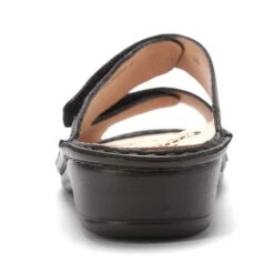 Finn Comfort Jamaica Sandal Black Nappa Leather (Women's) -Dansko Shoe Store MAR00035b
