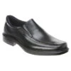 Ecco Helsinki Bike Toe Slip-On Black Leather (Men's)