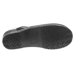 Dansko Professional Black Cabrio Clog Black Leather (Women's) -Dansko Shoe Store MAR00374E