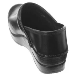 Dansko Professional Black Cabrio Clog Black Leather (Women's) -Dansko Shoe Store MAR00374b