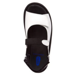 Wolky Jewel Sandal In White Leather (Women's) 10 Wolky Jewel Sandal In White Leather (Women's) -Dansko Shoe Store MAR00449D