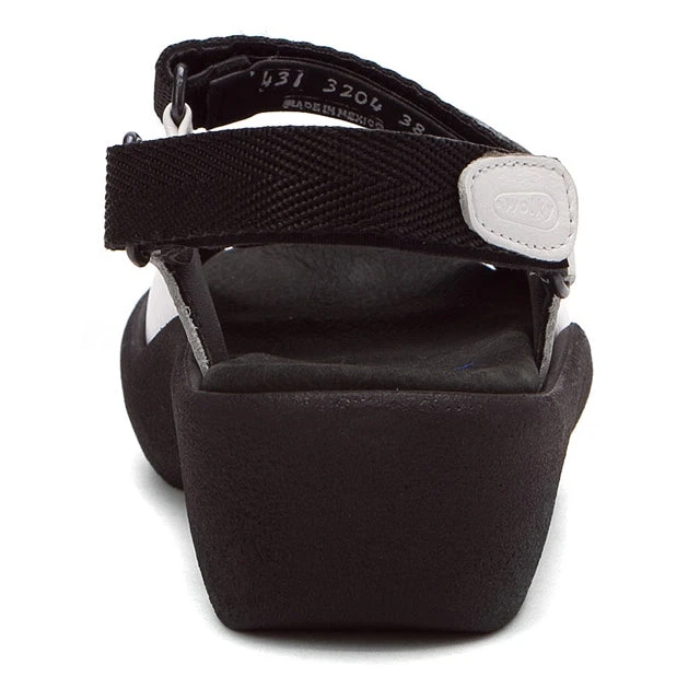 Wolky Jewel Sandal In White Leather (Women's) 3 Wolky Jewel Sandal In White Leather (Women's) - Image 3