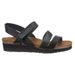 Naot Kayla Sandal Black Leather (Women's) 7 Naot Kayla Sandal Black Leather (Women's) -Dansko Shoe Store MAR00895C