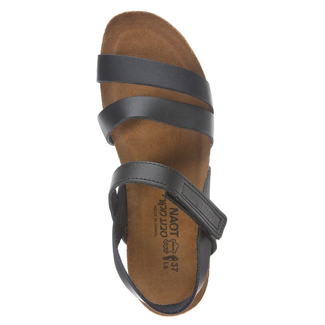 Naot Kayla Sandal Black Leather (Women's) 4 Naot Kayla Sandal Black Leather (Women's) - Image 4