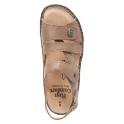 Finn Comfort Gomera Sandal Taupe Equipe (Women's) -Dansko Shoe Store MAR01001D