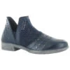 Naot Rivotra Bootie Perforated Navy Leather (Women's)