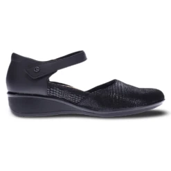 Revere Osaka Black Lizard Mary Jane Shoe (Women's) 7 Revere Osaka Black Lizard Mary Jane Shoe (Women's) -Dansko Shoe Store OSAKABLACKL 3