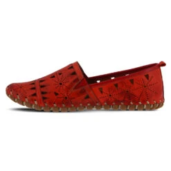 Spring Step Fusaro Slip-On Red (Women's) -Dansko Shoe Store Rd 3 39307e0a d101 4f2d a7c6 22b673f82a60