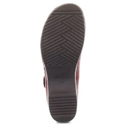 Dansko Beatrice Mary Jane Red Leather (Women's) -Dansko Shoe Store Rd 4