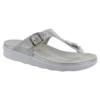 SAS Sanibel T-Strap Sandal Plata Silver (Women's)