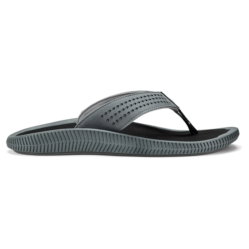 OluKai Ulele Flip Flop Dark Shadow/Black (Men's) 1 OluKai Ulele Flip Flop Dark Shadow/Black (Men's)