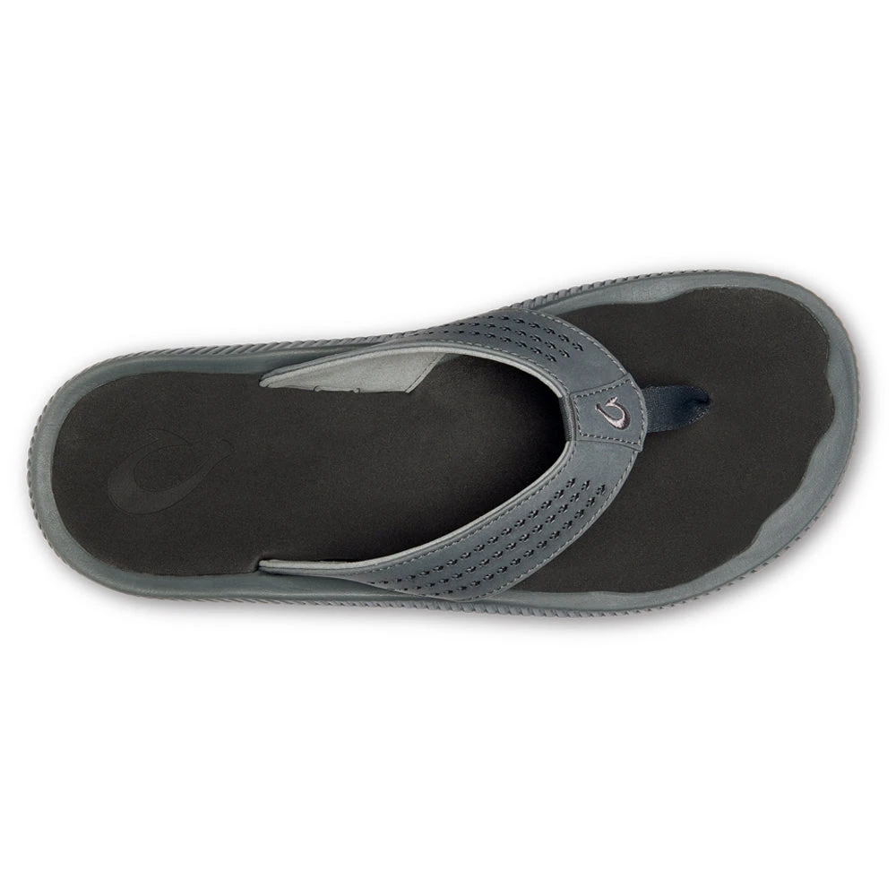 OluKai Ulele Flip Flop Dark Shadow/Black (Men's) 2 OluKai Ulele Flip Flop Dark Shadow/Black (Men's) - Image 2