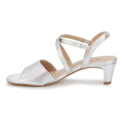 Walking Cradles Liza Heel Silver Lizard Print Leather (Women's) -Dansko Shoe Store Sil 4 3a6a17aa 457f 4720 a848 a40d01de3cf3