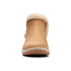 Clarks Breeze Fur Bootie Tan (Women's) -Dansko Shoe Store Tan 3 6a0d1bf7 7563 41e2 8edd 5471d2134d33