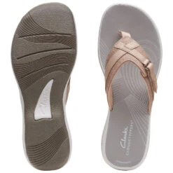 Clarks Breeze Sea Sandal Taupe (Women's) 13 Clarks Breeze Sea Sandal Taupe (Women's) -Dansko Shoe Store Tau 7