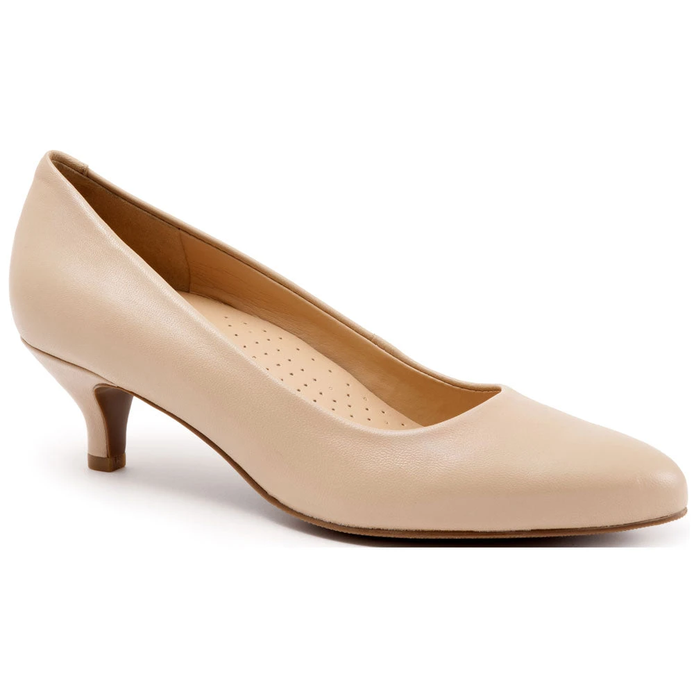 Trotters Kiera Heel Nude Leather (Women's) 1 Trotters Kiera Heel Nude Leather (Women's)