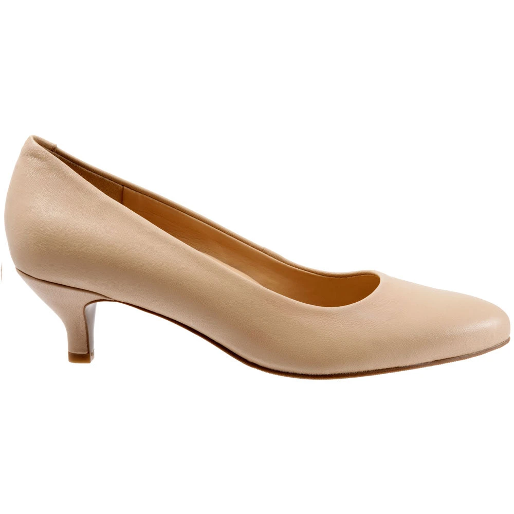 Trotters Kiera Heel Nude Leather (Women's) 3 Trotters Kiera Heel Nude Leather (Women's) - Image 3