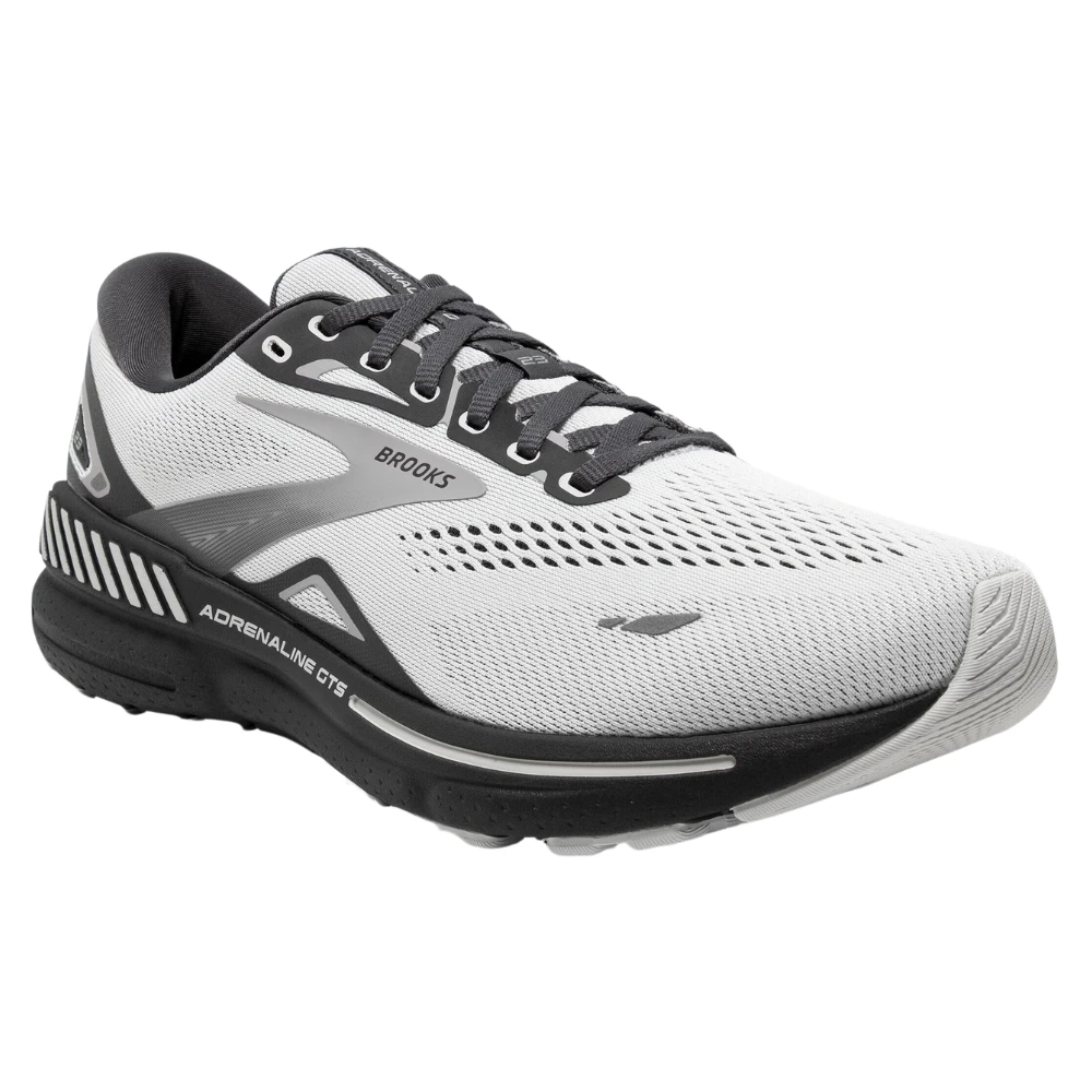 Brooks Adrenaline GTS 23 Oyster/Ebony/Alloy Running Shoe (Men's) 1 Brooks Adrenaline GTS 23 Oyster/Ebony/Alloy Running Shoe (Men's)